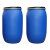 冰禹 塑料桶带盖废液桶密封桶废液收集桶废油桶化工桶蓝灰桶潲泔水桶 200L新料 bf-120