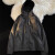 衣然呈品 夹克男日系冲锋外套上衣纯色机能风工装设计小众长袖连帽外套男 黑色 L【建议115-130斤】
