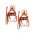 海沨特 GQDLCP010 全身连体式围杆作业安全带  八股单绳/围杆带/2挂点/板钩*3/护腰垫  3套/箱 （单位：箱）