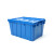 塑料周转箱带盖物流运输箱加厚物料箱框长方形斜插式收纳箱塑料箱 长宽高55*39*25厘米 特小号 大号