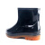 锐麻 男式PVC低筒雨鞋防滑牛筋底低帮雨靴工作水鞋 黑色 42 