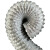 玻纤复合管玻纤布复合 玻纤布伸缩风管 110MM*9米