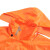 冰禹 分体雨衣雨裤套装 环卫安全警示施工反光雨衣 单杠橘色 2L