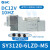 SMC电磁阀sy3120/3220/3140-5lzd/lou/t/C4/C6/M5/f2/6/q SY3120-6LZD-M5 DC12V SY31