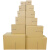 整包纸箱子快递打包装纸盒子特硬飞机盒物流箱收纳箱搬家纸箱发货 三层加硬AA 12号(130mmx80mmx90mm)300个