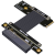 PCIe x8延长转接线 支持NVMe固态硬盘接口PCIE 4.0x4全速 R48UF 4.0 附电源线 40cm