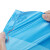 海斯迪克 HK-407 商用彩色大号垃圾袋 分类袋加厚塑料平口袋 蓝色（50个）60*80cm