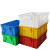 聚远 JUYUAN周转箱 长方形塑料箱物流箱 整理箱塑胶箱箱外640X430X360 白色 1个价