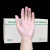 曼隆 一次性PVC手套加厚食品烘焙手套家务洗碗手套 100只/盒 透明款L码
