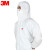 3M 4545 防护服 带帽连体 防粉尘颗粒物液体喷溅无纺布抗静电安全服 1箱(20套)  M码