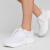 彪马（PUMA）女士运动鞋网面舒适透气袜套休闲跑步鞋ForeverRun NITRO™ Knit PUMA White-Feather Gray 42.5