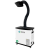 定制适用移动式激光打标小型烟雾净化器工业烙铁焊锡除尘吸烟机抽排烟设备 KJ-L140遥控款（单管280W）