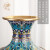 茗盛唐景泰蓝花瓶盖碗尊铜胎掐丝珐琅家居装饰品收藏礼品工艺摆件
