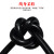 RONGLAN国标铜电缆AVVR 2 3 4 5 6 7 8芯门禁端子线信号控制护套 ZC-AVVR8芯0.3平黑色100米