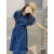 乐宛伊牛仔马甲女洋气款高档2024新款复古连衣裙夏季薄款法式高级感收腰 浅蓝半身裙 （好质量） L 建议115-125斤