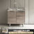 迪拜尔 厨房橱柜灶台组合柜不锈钢厨柜 1米双盆