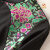 CNSUP高端品牌春秋季新款刺绣新中式衬衫国风拼接宋锦长袖T恤外套 黑色 S
