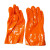 春蕾988威士邦止滑手套 4双 橘黄色 棉毛浸塑防滑防水耐磨耐油耐酸碱防护手套 定制