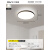大观园（DGY）吸顶灯阳台灯主卧灯灯具现代简约房间卧室灯厨房灯 1093-黑色23CM-白光20W