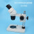 PDOK实验室用双目体视显微镜放大镜光学工业显微检测仪档变倍手机维修设备焊接解剖鉴定LED环形光源 20/40两档变倍显微镜
