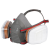 霍尼韦尔（Honeywell）防毒面具550E套装防汽车喷漆油漆化工防毒面罩防尘口罩