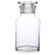 四叶心 白色玻璃大口试剂瓶 250ml 瓶口磨砂 8只/盒