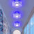 华迪诺创意led走廊灯过道灯现代简约水晶玄关灯天花射灯家用入户阳台灯 （暗装）需开孔直径5--9厘米 9W高光