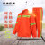 高速路政反光薄款夏季长袖工作服 建筑工程物业绿化环卫服套装 涤纶套装XL/175