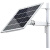 定制太阳能1直流供电系统户外防水路由4G监控专用球机储电发电套装 60W板+30AH电池带支架;