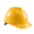 世达 V顶ABS透气安全帽-黄色TF0202Y-带孔款