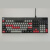 罗技G610键帽PBT透光防打油磨砂质感GPROx G512c机械键盘拼色键帽 灰红黑色 官方标配