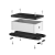 L02-110-65铝合金设备适配器电源盒子铝仪器仪表防水壳体室外线路板电源盒子铝型材控制器外壳 A 110-65-45 银白壳体+银白端盖