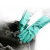 兰浪SR110植绒丁腈防化手套 加厚耐磨耐酸碱化工实验室工业防护手套 S码 5双