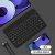 蓝牙无线键盘适用于iPad可充电MatePadpro安卓手机iOS鼠标女生可爱外接键盘滑 【黑色】10英寸充电版键盘(+充电线)
