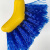 乐柏美商务用品（RUBBERMAID） FG633700BLUE 地板硬毛刷，塑料头 25.4cm 卫生间硬毛刷塑料长柄瓷砖清洁刷