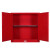 广立顺 防爆柜 锂电池危化品储存柜化学品酒精工业防火安全柜 30加仑红色