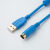适用麦格米特PLC通讯连接下载线MC80\\100\\200\\280 编程电缆USB-MC 镀金蓝镀金接口+ 芯 2.5米