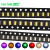 白光3014贴片LED灯 高亮发光二极管LED 红/绿/黄/蓝/冷白暖白光 蓝光（30个）