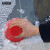 安赛瑞 汽车除雪铲 车用除冰铲玻璃除霜工具 多功能锥形刮雪扫雪装备大号红色 330068