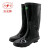 双安 耐酸碱靴BX005(S)防化学品腐蚀橡胶长筒36cm 耐磨防滑雨靴41