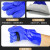 米茨 防化手套耐酸碱防油耐磨手套浸塑蓝防水工业防护手套 MC0-E15 10付/打（XL码） 
