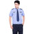 征战虎 保安服夏装 执勤服套装安保服蓝色 短袖套装 170cm