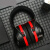沐鑫泰定制适用于木工耳罩 隔音耳罩防噪音干扰降噪耳罩睡眠消音耳机工 头箍布制(黑红色)