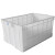 聚远 JUYUAN周转箱 长方形塑料箱物流箱 整理箱塑胶箱箱外640X430X360 白色 1个价