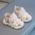 宝宝夏季凉鞋男婴儿软底学步鞋0一1-3岁半两女童包头夏款小童鞋子 粉色 内长14.5cm23码