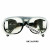 电焊护眼镜牛皮面具配套眼镜烧焊氩弧焊强光眼镜焊工眼镜 白镜-/-1张PC面罩+布松紧带