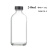 螺口小口试剂瓶波士顿瓶15/30/60/120/240/480/1000ml透明棕色玻璃样品瓶取样瓶 透明 240mL 直径*高：60*142mm