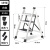 阿笛莫（ADIMO） 梯子加厚碳钢人字梯三步折叠梯加宽踏板登高工程梯无头白色