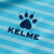 KELME /卡尔美足球服男套装定制比赛组队球衣学生透气圆领条纹球服 浅蓝/深蓝 XL