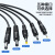 三吝 电源线USB转DC圆孔充电线 适配器/路由器/台灯电源线5V USB转DC2.5*0.7*0.5米 SL-31USB